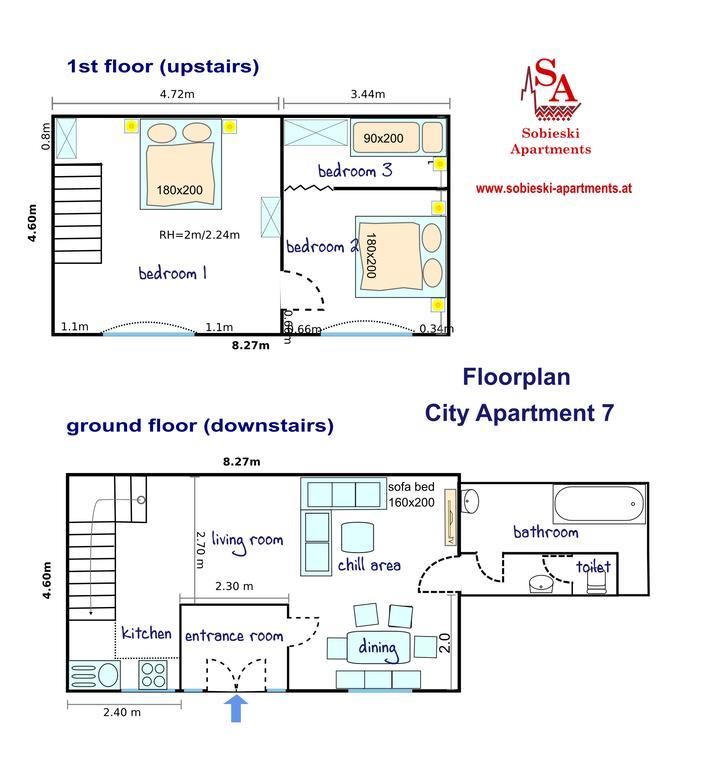 וינה Sobieski Center Apartments מראה חיצוני תמונה